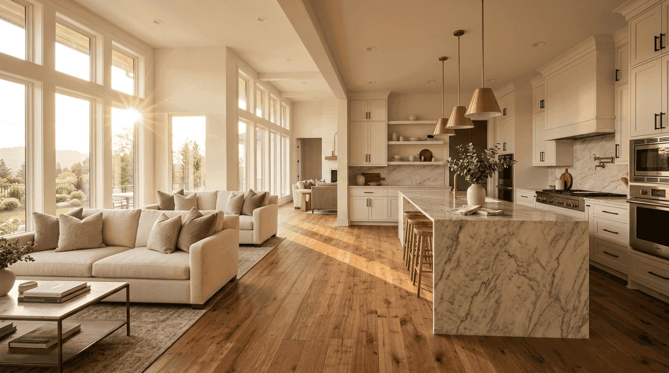 Luxury interior remodeling collage