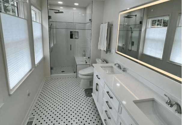Spa bathroom tile work detail high quality